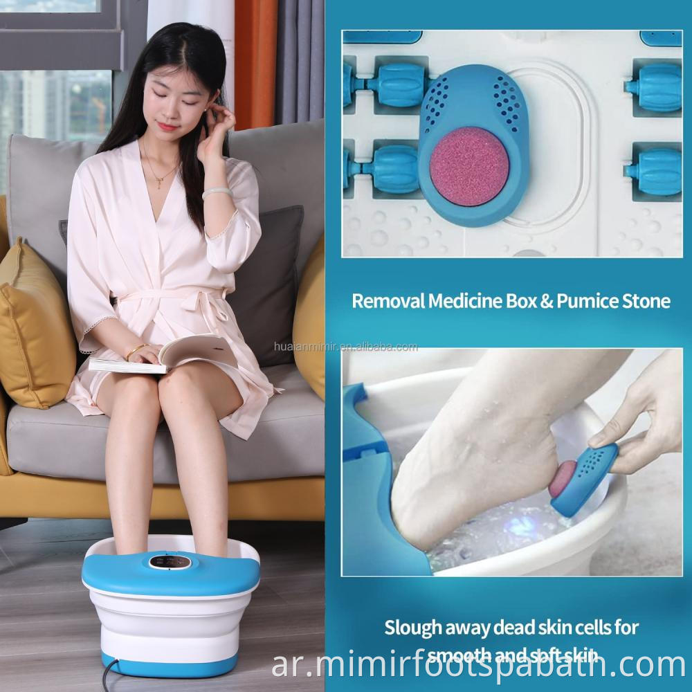 manual massage collapsible foot spa machine